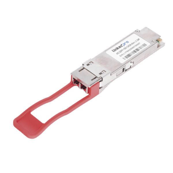 Transceptor QSFP+ (Mini-Gbic) / Monomodo / 40 Gbps de velocidad / Conectores LC Dúplex / Hasta 40 km de Distancia