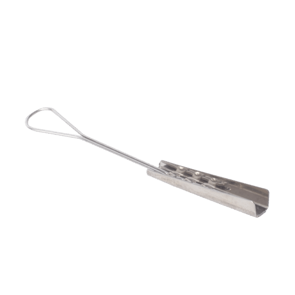 LPRGCDP-LAT-DER-l Remate Tipo Grapa para Cable Drop Plano