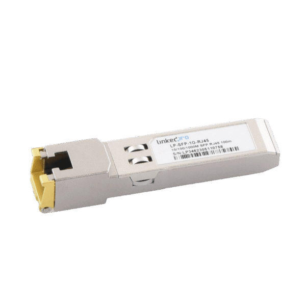 LPSFP1GRJ45-AD-2-l Transceptor SFP a RJ45 / Auto negociación 10/100/1000 Mbps / Conector RJ45 / Distancia de hasta 100 m.
