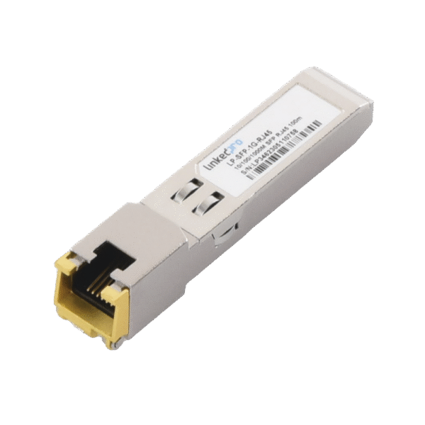 LPSFP1GRJ45-l Transceptor SFP a RJ45 / Auto negociación 10/100/1000 Mbps / Conector RJ45 / Distancia de hasta 100 m.