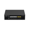 Switch PoE de 6 Puertos 10/100 Mbps, No Administrable, 54 W, Diseño de Alta Calidad, Visible en Ruijie Cloud