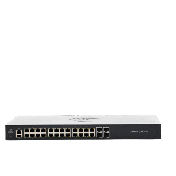 Switch cnMatrix EX1028 de 24 puertos Gigabit Ethernet y 4 SFP, Capa 2, gestión en la nube