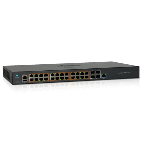 MXEX2028PXA0-l Switch cnMatrix EX2028-P capa 3 de 28 puertos (24 PoE Gigabit 802.3af/at, 4 SFP+) administración desde la Nube (MX-EX2028PXA-0)
