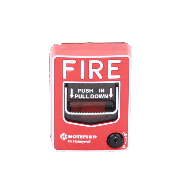 Estación Manual de Emergencia Convencional de Doble Acción Para Exterior en Inglés / Incluye Caja de Montaje SBI/O