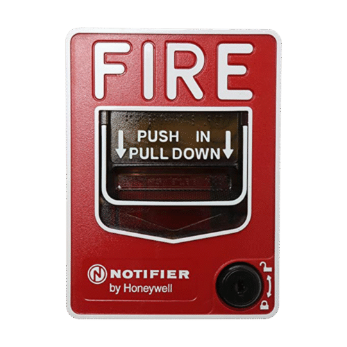 NBG12LOB-l Estación Manual de Emergencia Convencional de Doble Acción Para Exterior en Inglés / Incluye Caja de Montaje SBI/O