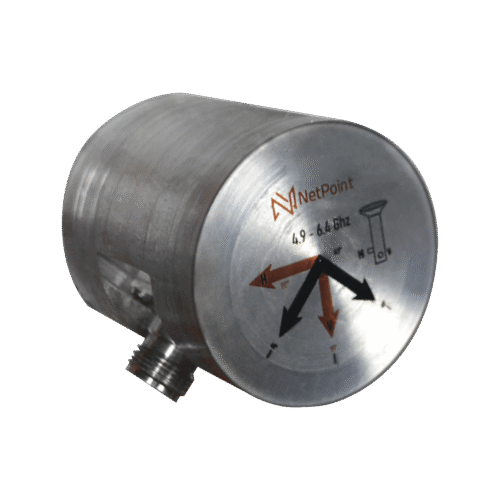 Adaptador de guía de onda Twinwaves para Antenas Mimosa, Netpoint, TXPRO con 2 conectores N-Hembra, frecuencia de 4.9-6.4 GHz