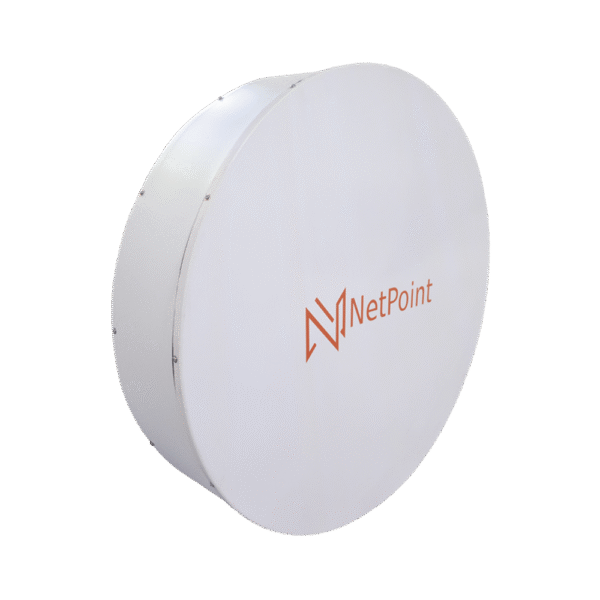 Antena blindada de alto rendimiento de 3 ft, 4.9-6.4 GHz, Ganancia 34 dBi con SLANT de 45 ° y 90 °, Conectores N-hembra, montaje con alineación milimétrica.