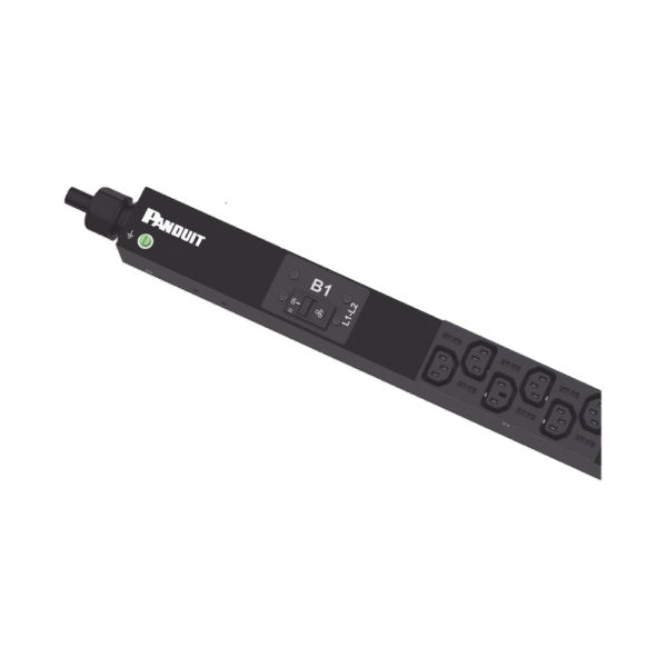 P24B15M-AD-1-l PDU Básico para Distribución de Energía, Enchufe de Entrada NEMA L6-30P, Con 20 Salidas C13 y 4 C19, de Instalación Vertical, 208 Vca, 30 Amp