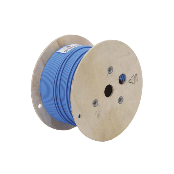 PUL6AHD04BUEG-LAT-IZQ-l Bobina de Cable UTP de 4 Pares, Vari-MaTriX, Cat6A, 23 AWG, LSZH (Libre de Gases Tóxicos), Color Azul, 305m