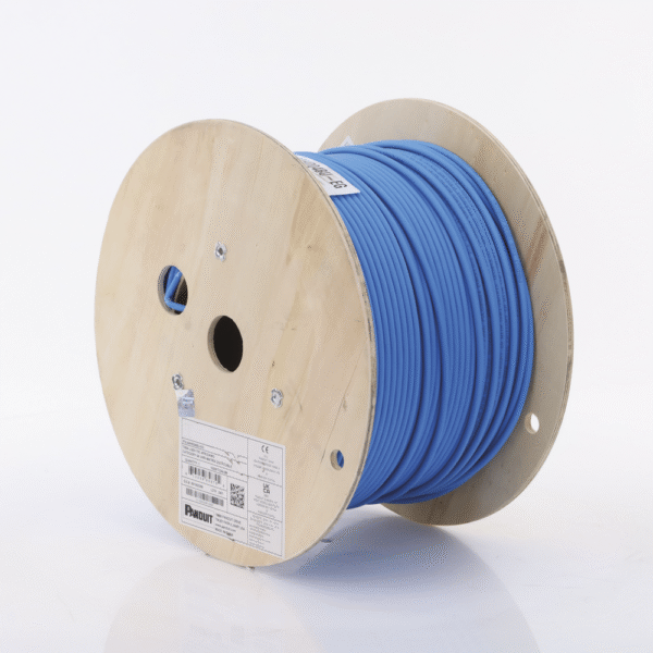 PUL6AHD04BUEG-l Bobina de Cable UTP de 4 Pares, Vari-MaTriX, Cat6A, 23 AWG, LSZH (Libre de Gases Tóxicos), Color Azul, 305m