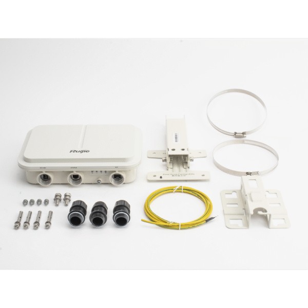 Punto de acceso WiFi 6 para exterior omnidireccional 360°, IP68, hasta 2.976 Gbps, doble banda 802.11AX, MU-MIMO 2x2