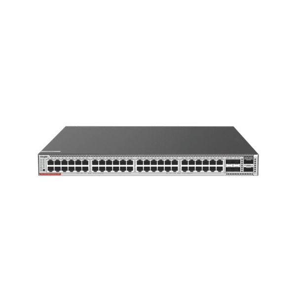 Switch Ruijie Multi-GE de 48 Puertos con Gestión en la Nube, Acceso Completo 1/2.5/5GE con PoE++ (No incluye fuentes de alimentación)