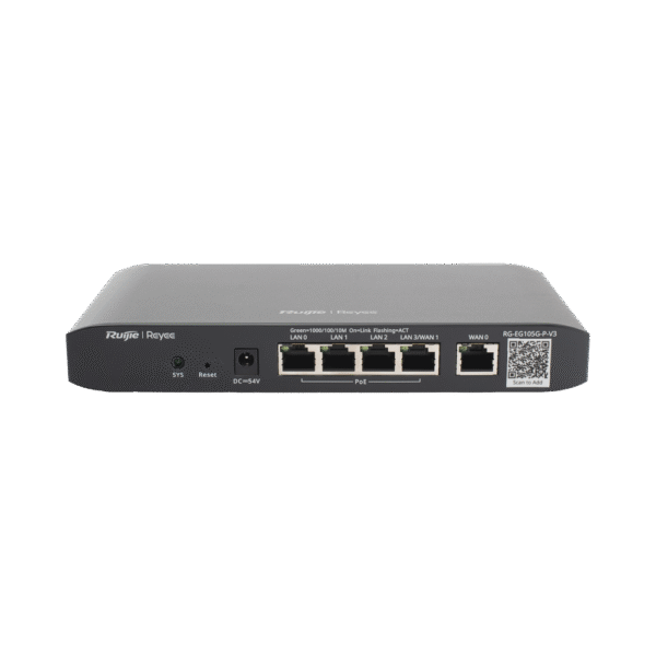 Router Administrable Cloud con POE+ 54W, 5 Puertos LAN Gigabit, 2 Puertos WAN Gigabit, Hasta 100 Clientes Concurrentes, Desempeño de 600 Mbps Asimétricos