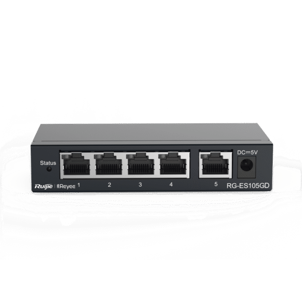 RG-ES105GD, Switch No Gestionado sin PoE de 5 puertos 10/100/1000Mbps