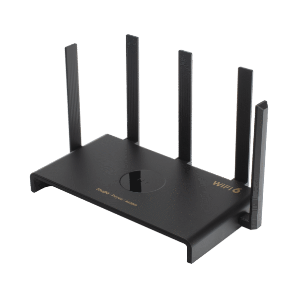 Home Router inalámbrico Gigabit de Doble Banda Wi-Fi 6, Ideal para Juegos, 1 x Puerto WAN Base-T 10/100/1000, 3 x Puertos LAN Base-T 10/100/1000