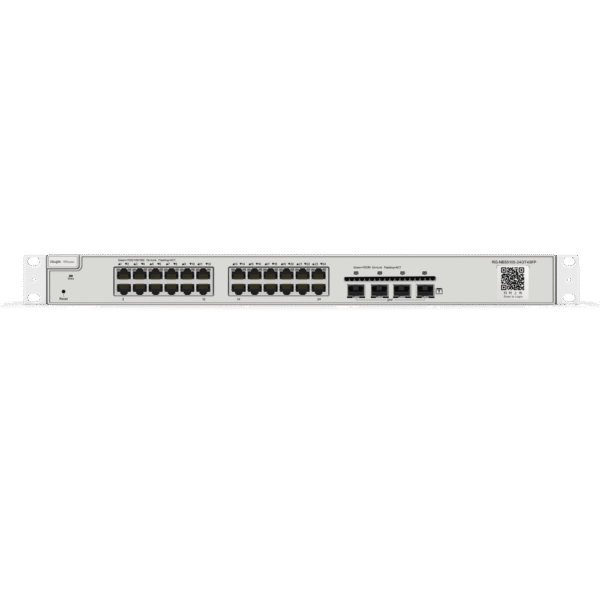 RGNBS510024GT4SFP-AD-2-l Switch de Capa 3 No-PoE de 28 Puertos Gigabit, 24 Puertos 10/100/1000Base-T y 4 Puertos SFP Uplink