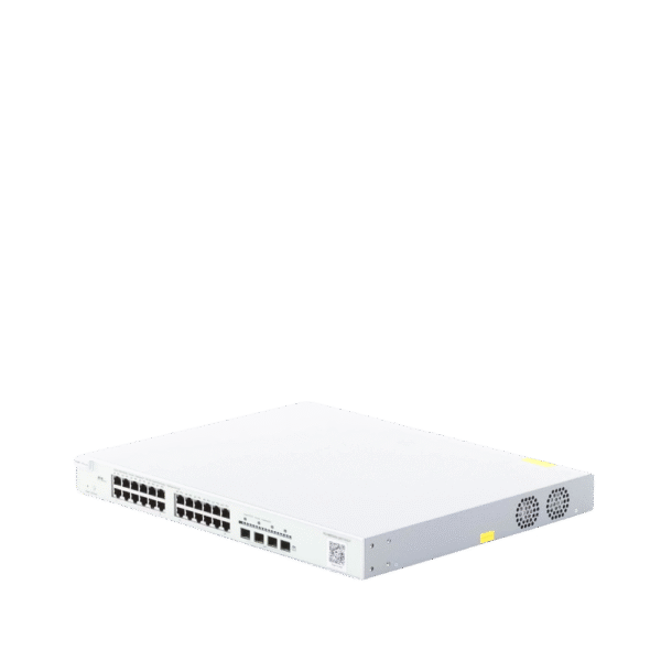Switch Administrable PoE con 24 Puertos Gigabit PoE 802.3af/at + 4 SFP+ para Fibra 10Gb, Gestión Gratuita desde la Nube
