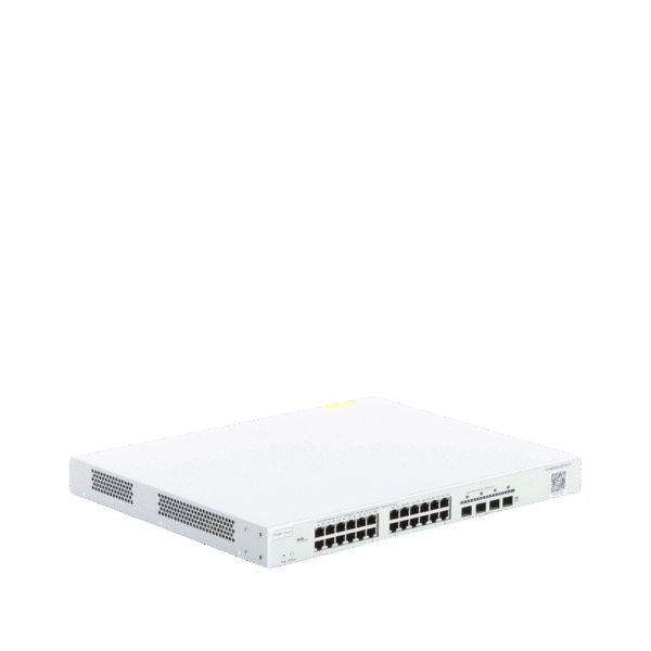 Switch Administrable PoE con 24 Puertos Gigabit PoE 802.3af/at + 4 SFP+ para Fibra 10Gb, Gestión Gratuita desde la Nube
