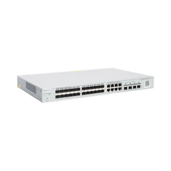 Switch no PoE de Capa 3 Gigabit de 24 Puertos SFP, 4 Puertos SFP+ y 8 Puertos Gigabit Combo