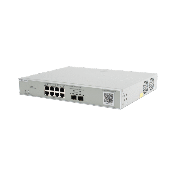 Switch Administrable de Capa 3 Multi-Gigabit de 10 Puertos con 8 Puertos PoE++, 2 Puertos de Subida SFP+
