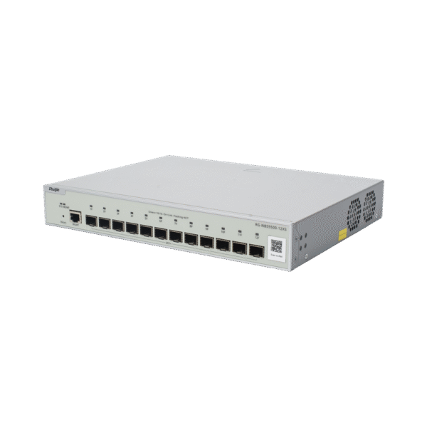 Switch Administrable Full Aggregation Capa 3, 12 Puertos SFP+ 10G y un Puerto MGMT
