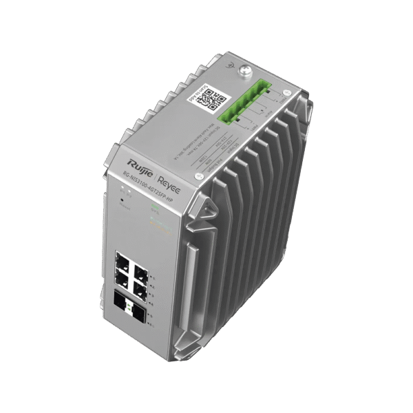 Switch de Verdadero Grado Industrial Especialmente Diseñado para Entornos Difíciles, Cuenta con 6 Puertos Gigabit, 4 de ellos Puertos PoE+ y 2 Puertos de Enlace Ascendente SFP