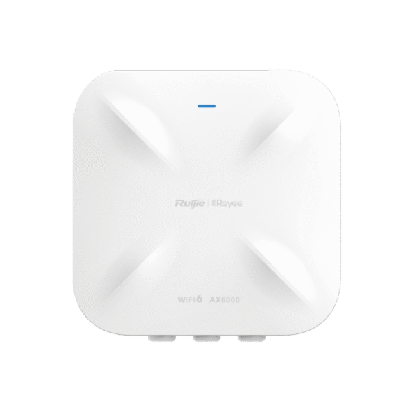 Punto de acceso Wi-Fi 6 para exterior 360°, IP 68, doble banda 4x4, 5.95 Gbps, puerto SFP de 2.5GE ideal para fibra óptica, hasta 512 usuarios, protección hasta 4 kV y protección contra erosión eólica, compatible con