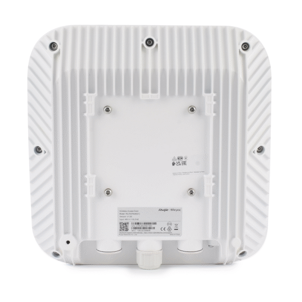 Punto de acceso Wi-Fi 6 direccional para exterior, IP 68, doble banda 4x4, 5.95 Gbps, puerto SFP de 2.5GE ideal para fibra óptica, hasta 512 usuarios, protección hasta 4 kV y protección contra erosión eólica, reyee mesh