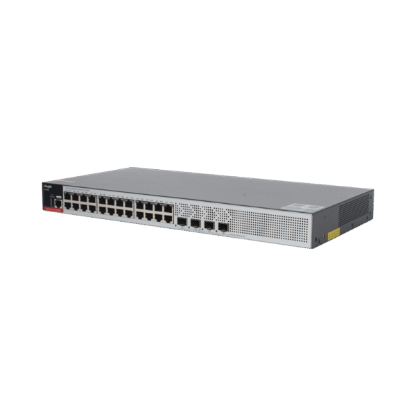 Switch Administrable L2+ con 24 puertos Gigabit + 4 SFP para fibra 1Gb / 2.5 Gb , gestión gratuita desde la nube, 15.5w
