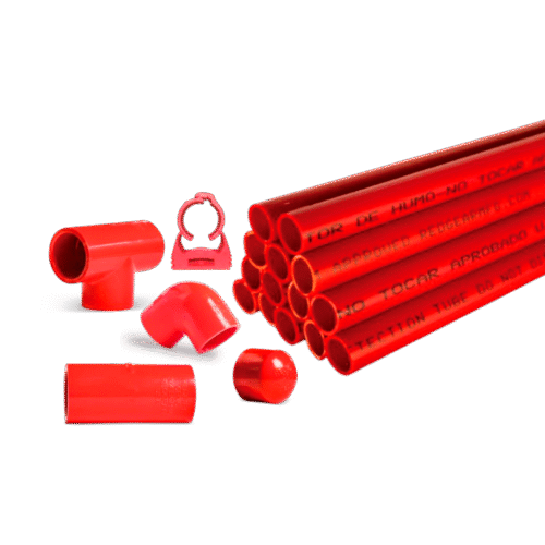 Kit de Tubería para Sistema de Detección de Humo por Aspiración de CPVC / Cubre 233 m2 o área de 15 x 15 m