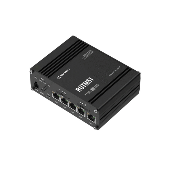 ROUTER INDUSTRIAL 5G/LTE CAT12 / 5 PUERTOS GIGABIT / WI-FI DOBLE BANDA DOBLE SIM