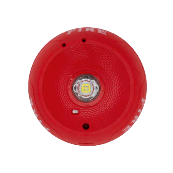 Lámpara LED Estroboscópica / 2 Hilos / Montaje en Techo / 15 Hasta 117 Candelas / Tamper Integrado / Texto en Inglés / Color Rojo