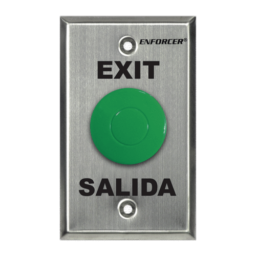 SD7201GCPE1Q-l Botón de Salida Tipo Hongo / Resistente al Clima / Salida COM/NC/NO / Uso en Exterior