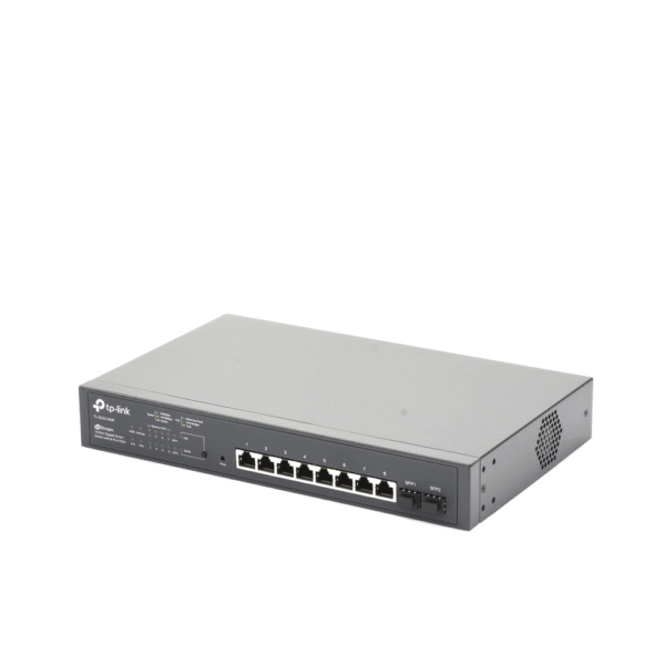 Switch PoE JetStream SDN Administrable 8 puertos 10/100/1000 Mbps + 2 puertos SFP, 8 puertos PoE, 150W, administración centralizada OMADA SDN