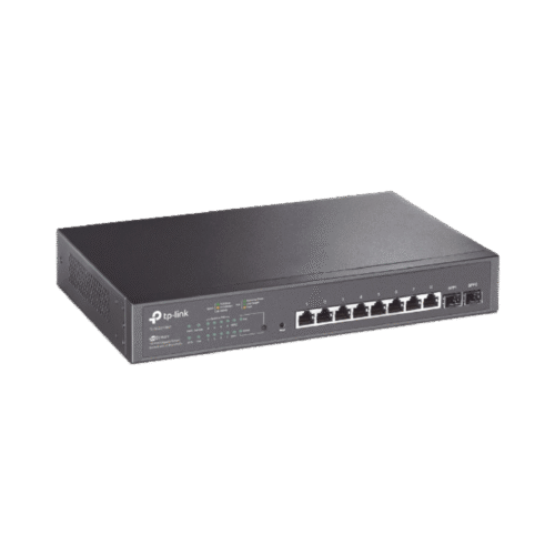 SG2210MP-l Switch PoE JetStream SDN Administrable 8 puertos 10/100/1000 Mbps + 2 puertos SFP, 8 puertos PoE, 150W, administración centralizada OMADA SDN