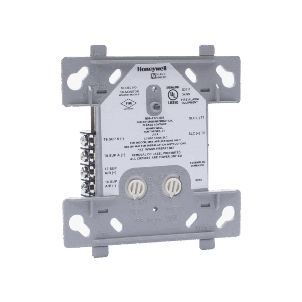 Módulo Monitor / Direccionable / Permite Agregar Sensores Convencionales al Panel / Cableado Clase A y B / Tecnología SK / Compatible con Paneles Direccionables Silent Knight y Farenhyt