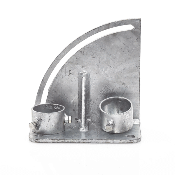 Base para Mástil con Ajuste de Ángulo. Diámetros de Mastil: 1" a 2"