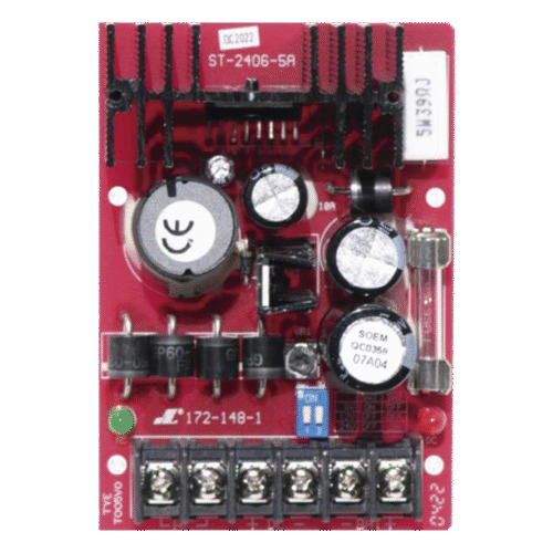 Fuente de Alimentación y Cargador / 6 o 12 o 24 Vcd / 4.0 A Continuo / Protección contra corto circuito
