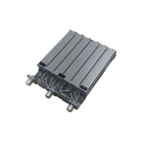 Duplexer SYSCOM en UHF, 6 Cav. 403-430 MHz, 50 Watt, 5 MHz Sep. Rechazo de Banda, N Hembras.