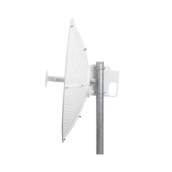 Antena direccional para C5x y B5x, Doble polaridad 45 ° y 90 °, 4.9 - 6.5 GHz, 2 ft, Ganancia de 34 dBi, Montaje incluido