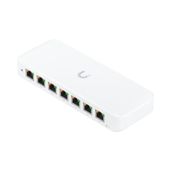 UniFi Switch USW ULTRA con funciones capa 2, de 8 puertos PoE 802.3af/at