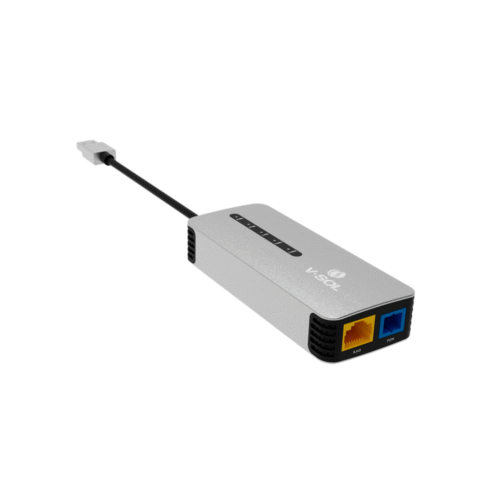 ONU Dual G/EPON con 1 Puerto LAN 2.5 GbE + 1 Puerto SC/APC, Alimentacion por puerto USB 3.0