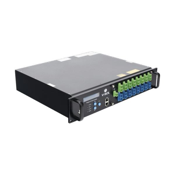 Amplificador Optico EDFA de 16 Puertos PON 1550nm con WDM de 22 dBm