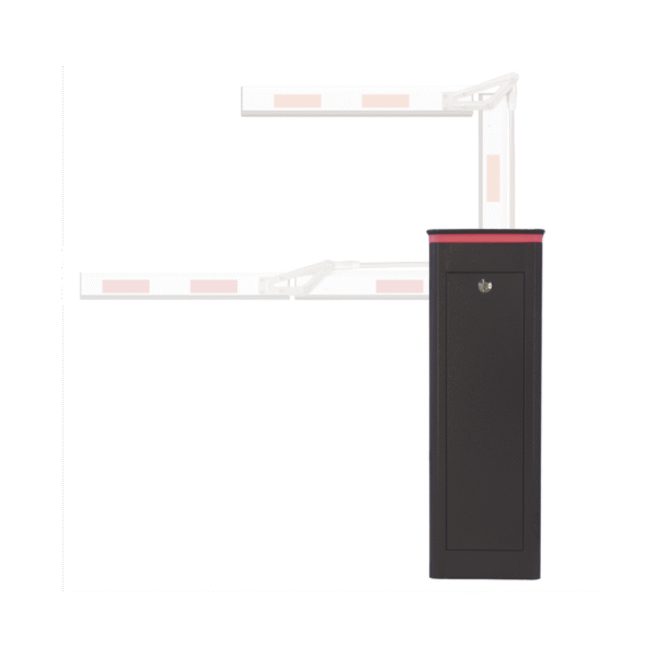 Barrera Vehicular Izquierda / Soporta Brazo ARTICULADO de Hasta 4 Metros (no incluido) / Final de Carrera Ajustable Por Programación / Tiempo de Apertura de 3 Segundos