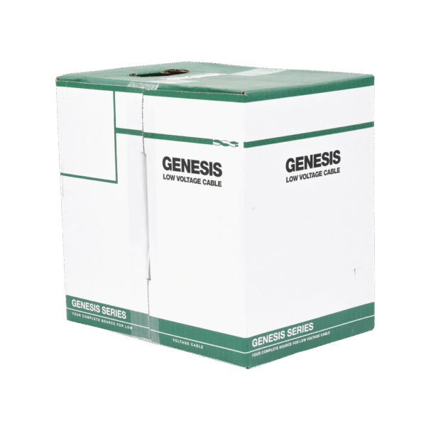 Carrete de Cable 4 x 22 AWG CM-CL2 / 305 mts / Para uso Interior / Sin Blindaje / Para Aplicaciones de Alarmas de Intrusión / Control de Acceso / Automatización / Voceo