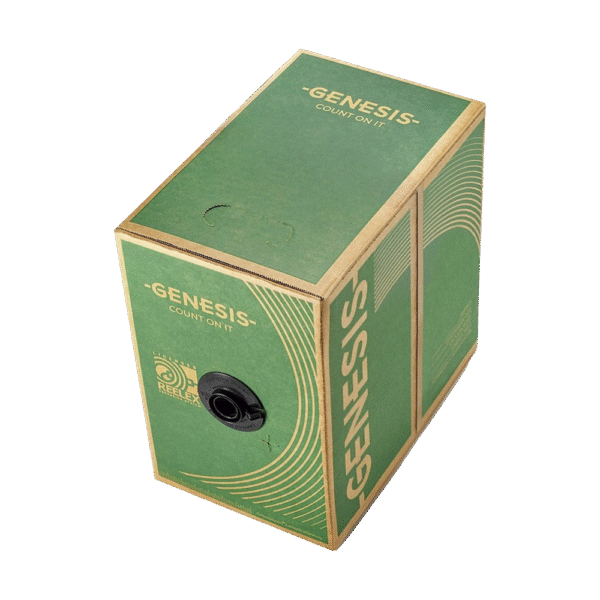 Carrete de Cable 4 x 18 AWG CM-CL2 / 305 mts / Para uso Interior / Resistente a la Luz Solar / Sin Blindaje/ Para Aplicaciones de Alarmas de Intrusión / Control de Acceso / Automatización / Voceo