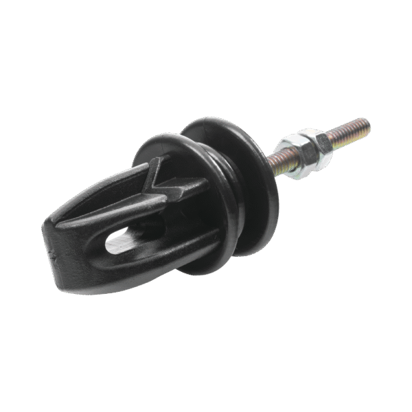 Nuevo Aislador para uso en postes de Cercos Eléctricos 3 en 1 (Paso, Esquina y Tensor)