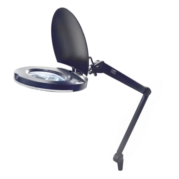 Lampara de LED para Escritorio con Lupa de 5 Pulgadas de Diámetro, 5 Dioptrias, 2.25X.