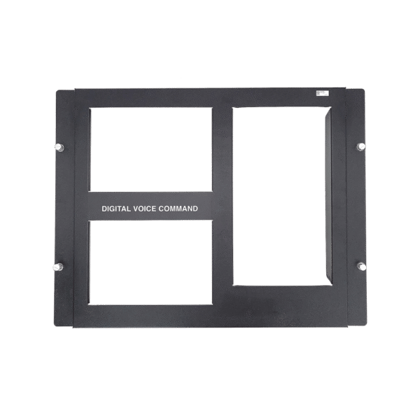 Placa de 2 Fila para DVC / Color Negro