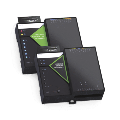 DS004BRIDGECO-l Transmisor y Receptor Inalámbrico / 1 Wiegand / 2 Relevadores / 2 Entradas / Atraviesa 2 KM Cualquier Construcción o Material / Hasta 80KM Línea de Vista